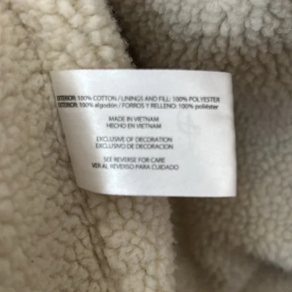 Woolrich Sherpa lined Canvas Trucker Jacket XL - Picture 11 of 13